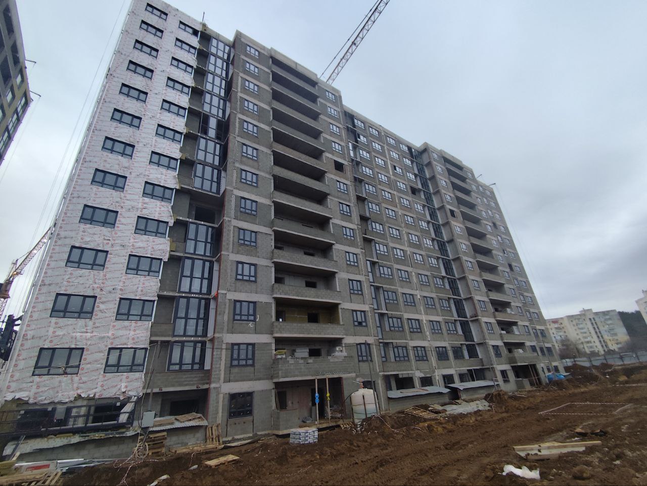 Ход строительства ЖК Крокус, январь 2026