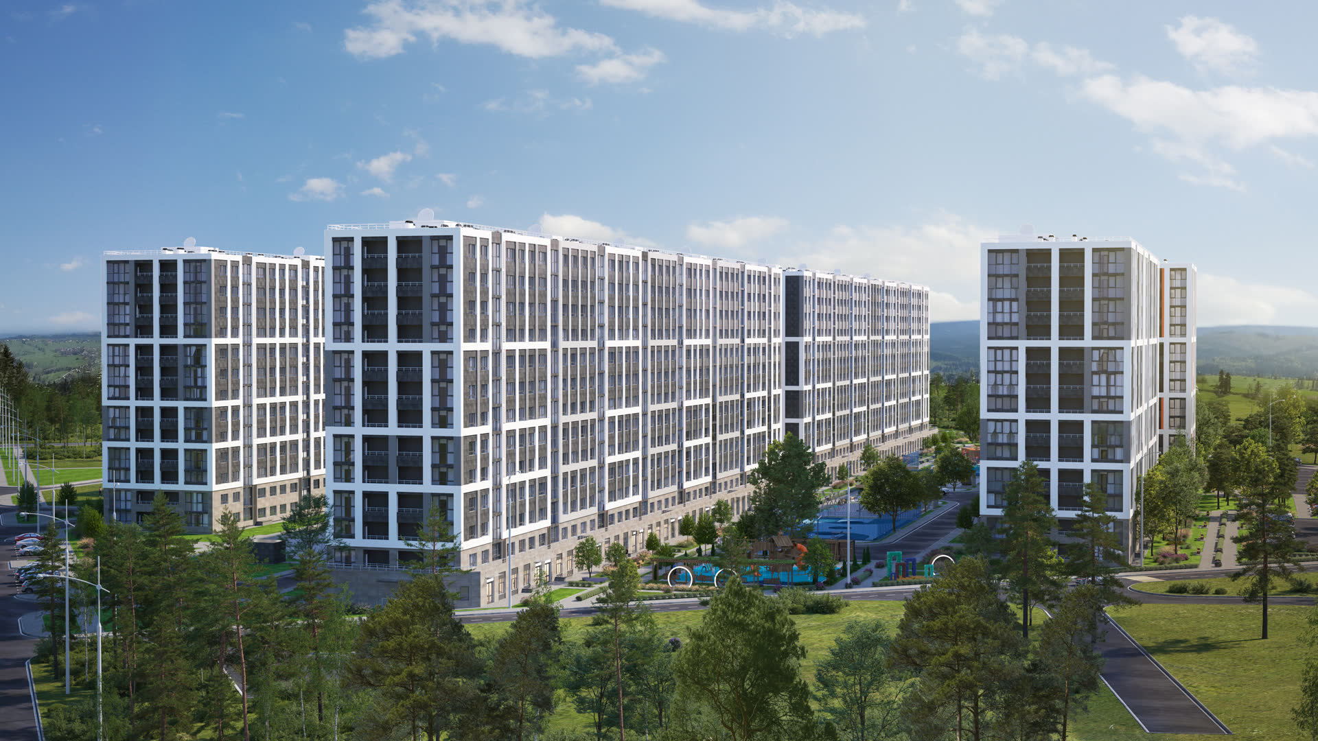 ЖК Крокус — фронтальный вид