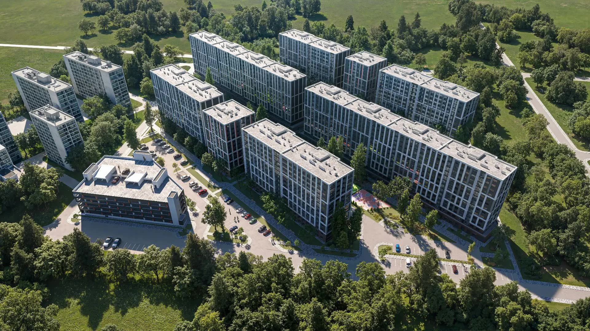 ЖК Крокус — вид сверху